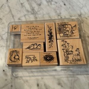 Rubber stamp set